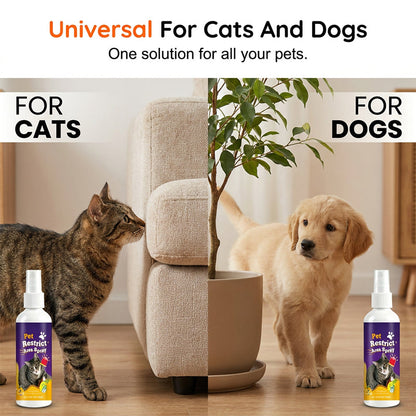 🐾🚫 Weg mit den Katzen, weg mit den Hunden – 100 % natürlich! Abwehrspray gegen Haustiere für Haus, Garten und Möbel – sicher für Menschen und Tiere!