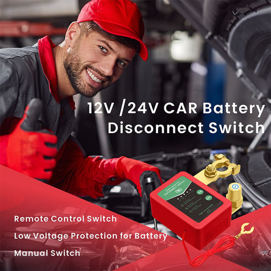 Batterietrennschalter für PKWs (12 V/24 V) mit Fernbedienung⚙️