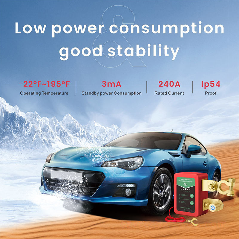 Batterietrennschalter für PKWs (12 V/24 V) mit Fernbedienung⚙️