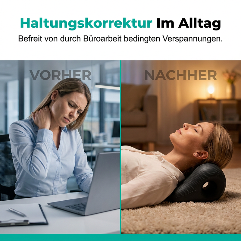 🧘U-förmiges Nackenstrecker-Kissen🛏️