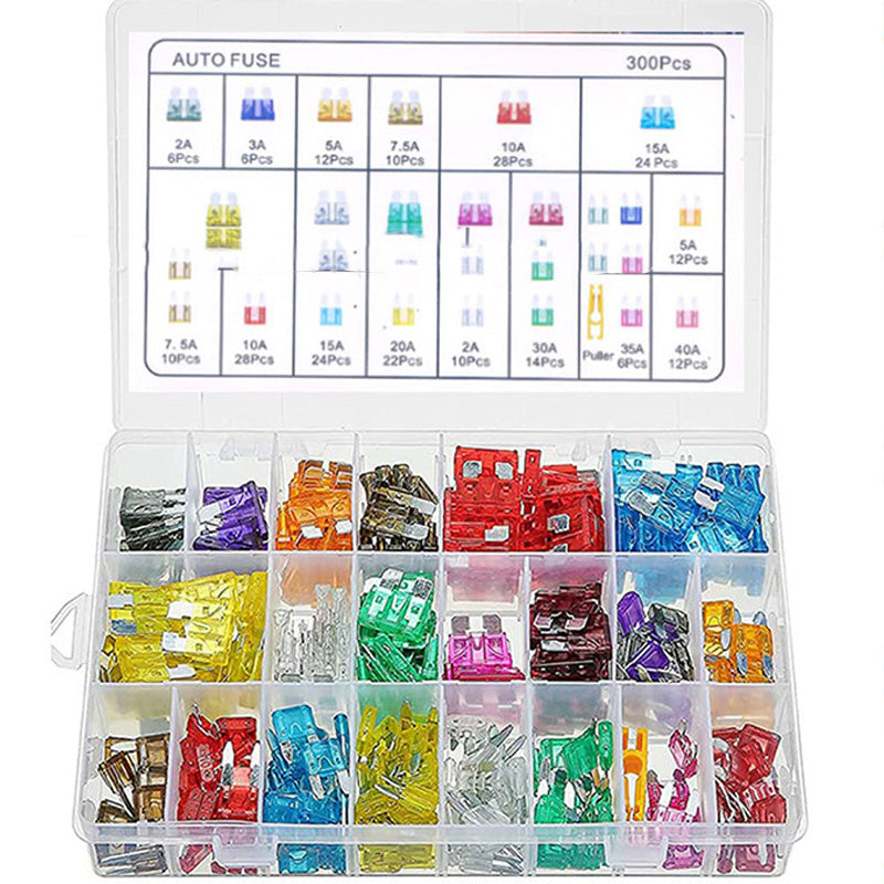 300-teiliges Auto-Sicherungs-Sortiment🔌🚗🧰