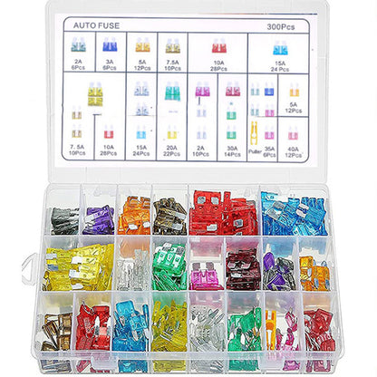 300-teiliges Auto-Sicherungs-Sortiment🔌🚗🧰