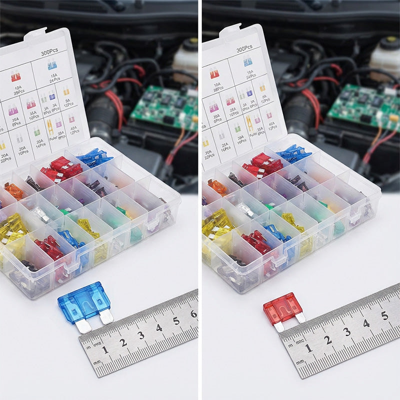 300-teiliges Auto-Sicherungs-Sortiment🔌🚗🧰
