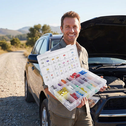 300-teiliges Auto-Sicherungs-Sortiment🔌🚗🧰