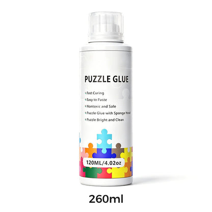 🧩 Colla per puzzle non tossica – sicura per grandi e piccini! 🟢