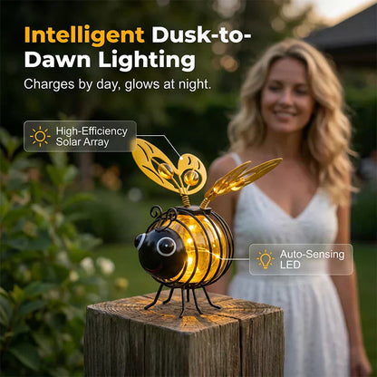 🐝 JETZT 50 % RABATT! ☀️ Solarbetriebene Hängelampe für das Auto – bezauberndes Bienen-Design mit herzförmigen Flügeln – perfekt für Garten und Auto 🌸