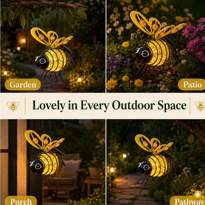 🐝 JETZT 50 % RABATT! ☀️ Solarbetriebene Hängelampe für das Auto – bezauberndes Bienen-Design mit herzförmigen Flügeln – perfekt für Garten und Auto 🌸
