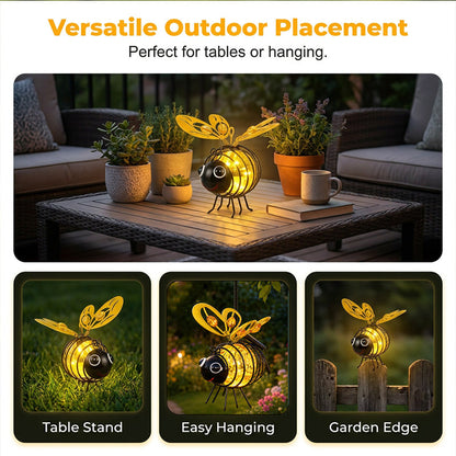 🐝 JETZT 50 % RABATT! ☀️ Solarbetriebene Hängelampe für das Auto – bezauberndes Bienen-Design mit herzförmigen Flügeln – perfekt für Garten und Auto 🌸