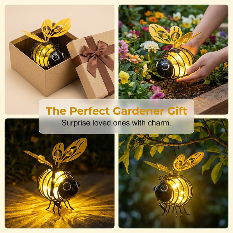 🐝 JETZT 50 % RABATT! ☀️ Solarbetriebene Hängelampe für das Auto – bezauberndes Bienen-Design mit herzförmigen Flügeln – perfekt für Garten und Auto 🌸