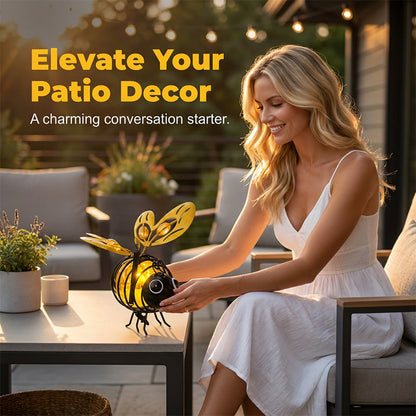 🐝 JETZT 50 % RABATT! ☀️ Solarbetriebene Hängelampe für das Auto – bezauberndes Bienen-Design mit herzförmigen Flügeln – perfekt für Garten und Auto 🌸