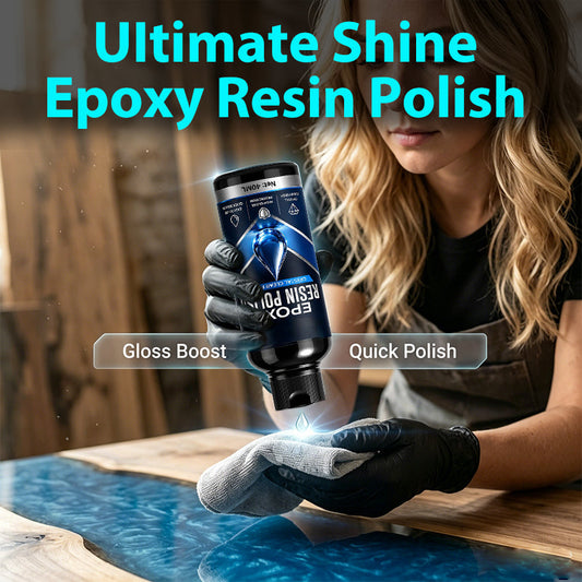 Hochglänzende Epoxidharzpolitur💎