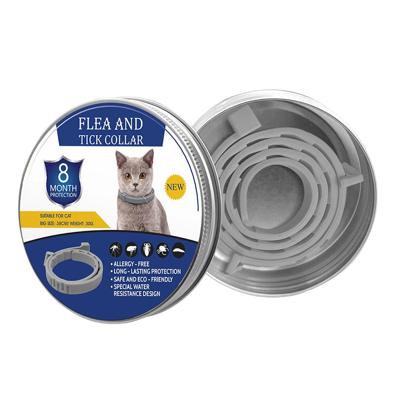 Verstellbare Floh- und Zeckenhalsbänder für Hunde und Katzen🌿🐾