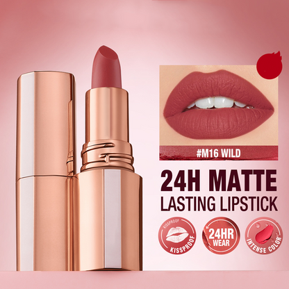 24 Stunden lang haltbarer matter Lippenstift☕💋