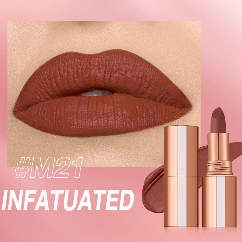 24 Stunden lang haltbarer matter Lippenstift☕💋