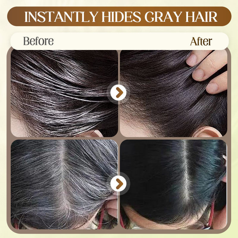 Schnellwirkender Kamm zur Abdeckung grauer Haare🧑🦳✨