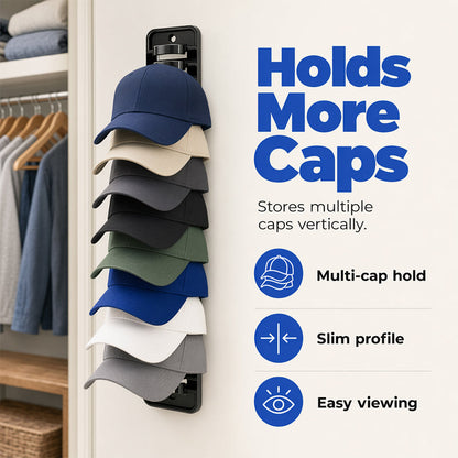 📢📢 50 % RABATT!! ⏰ Platzsparender Hutständer – Ordnung und Funktionalität für jeden Kleiderschrank! 🎩✨🧢
