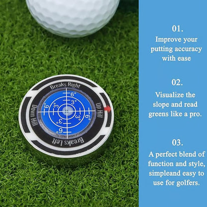 📢📢1 kaufen 1 gratis ! 50 % Rabatt!! ⏰ Präzisions-Golfgrün-Nivelliergerät & Ballmarker⛳