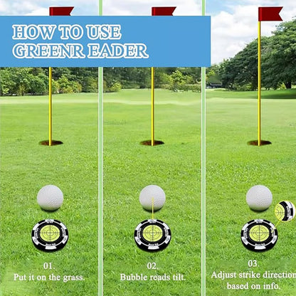 📢📢1 kaufen 1 gratis ! 50 % Rabatt!! ⏰ Präzisions-Golfgrün-Nivelliergerät & Ballmarker⛳