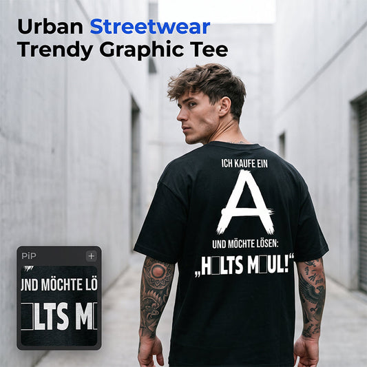 👕✨ 50% RABATT! Kurzarm-T-Shirt mit Rückenaufdruck – Weich, atmungsaktiv & stylisch – Perfekt für Alltag, Freizeit & Sommer 🔥