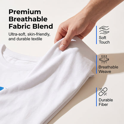 👕✨ 50% RABATT! Kurzarm-T-Shirt mit Rückenaufdruck – Weich, atmungsaktiv & stylisch – Perfekt für Alltag, Freizeit & Sommer 🔥