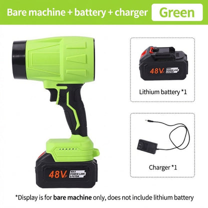 🔥 Weg met die bladerberg! Eén knop en deze 48V accu-bladblazer blaast alles weg – terras, oprit, werkplaats. EU-stekker, 1100W, tot 180 min.