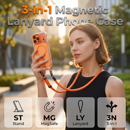 📱 50% Rabatt! 🎀 Multifunktionale Smartphone-Hülle mit Handgelenkriemen – TPU – Eingebaute Ständerfunktion & verstellbarer 8 mm Handgelenkriemen – Kompatibel mit iPhone 14/15/16/17 Pro/Max