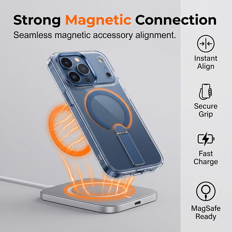 📱 50% Rabatt! 🎀 Multifunktionale Smartphone-Hülle mit Handgelenkriemen – TPU – Eingebaute Ständerfunktion & verstellbarer 8 mm Handgelenkriemen – Kompatibel mit iPhone 14/15/16/17 Pro/Max