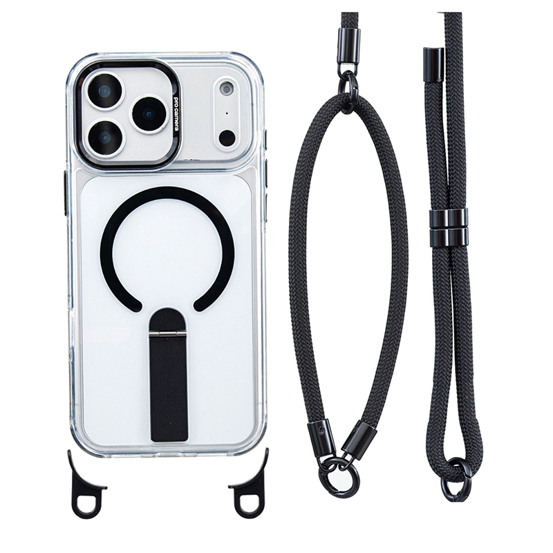 📱 50% Rabatt! 🎀 Multifunktionale Smartphone-Hülle mit Handgelenkriemen – TPU – Eingebaute Ständerfunktion & verstellbarer 8 mm Handgelenkriemen – Kompatibel mit iPhone 14/15/16/17 Pro/Max