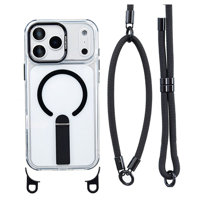 📱 50% Rabatt! 🎀 Multifunktionale Smartphone-Hülle mit Handgelenkriemen – TPU – Eingebaute Ständerfunktion & verstellbarer 8 mm Handgelenkriemen – Kompatibel mit iPhone 14/15/16/17 Pro/Max