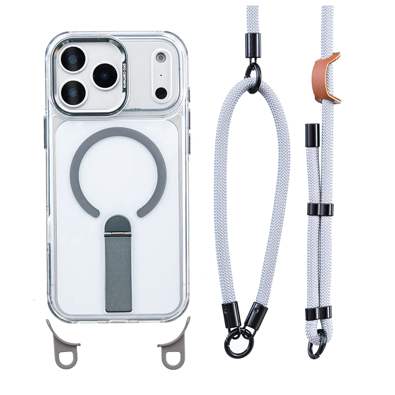 📱 50% Rabatt! 🎀 Multifunktionale Smartphone-Hülle mit Handgelenkriemen – TPU – Eingebaute Ständerfunktion & verstellbarer 8 mm Handgelenkriemen – Kompatibel mit iPhone 14/15/16/17 Pro/Max