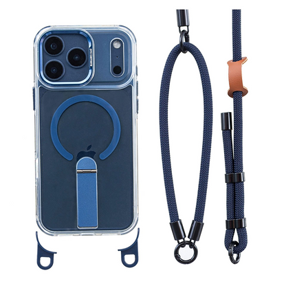 📱 50% Rabatt! 🎀 Multifunktionale Smartphone-Hülle mit Handgelenkriemen – TPU – Eingebaute Ständerfunktion & verstellbarer 8 mm Handgelenkriemen – Kompatibel mit iPhone 14/15/16/17 Pro/Max