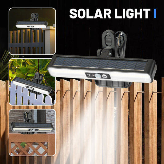 Solar-Clip-Leuchten für den Außenbereich mit Bewegungsmelder🔆🏕️