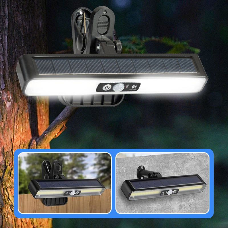 Solar-Clip-Leuchten für den Außenbereich mit Bewegungsmelder🔆🏕️