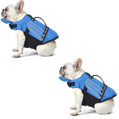 🐶🦺 Giubbotto di salvataggio riflettente a forma di ali d'angelo per cani ✨🌊