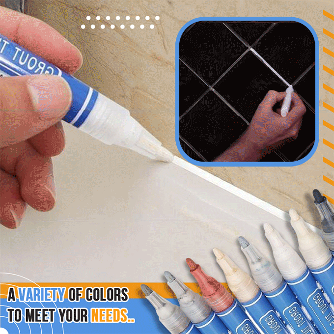🛡️Fliesenspalt Reparatur Farbstift🚫🦠