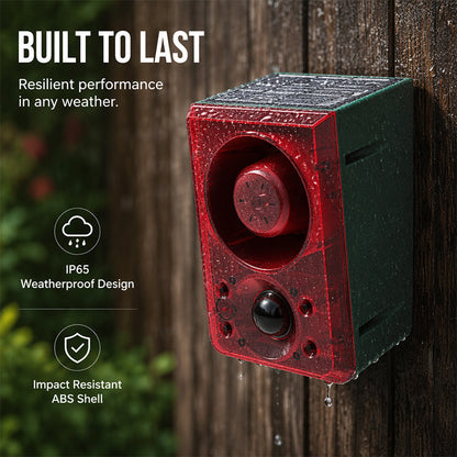 🏠 50 % Rabatt – Solar-PIR-Alarm mit Licht & Sirene – wasserdicht, fernbedienbar & vielseitig – für Garten, Hof & Tierabwehr 🚨