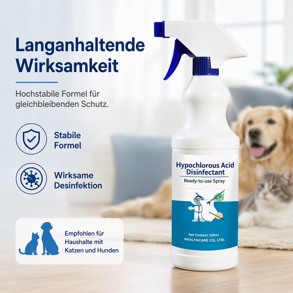 Multifunktionales Desinfektionsspray mit Hypochloriger Säure Medizinische Qualität