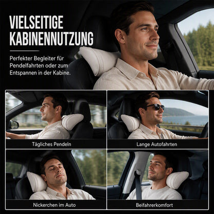 Ergonomisches Auto-Kopfstützenkissen aus Memory-Schaum