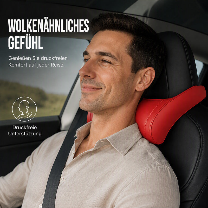 Ergonomisches Auto-Kopfstützenkissen aus Memory-Schaum