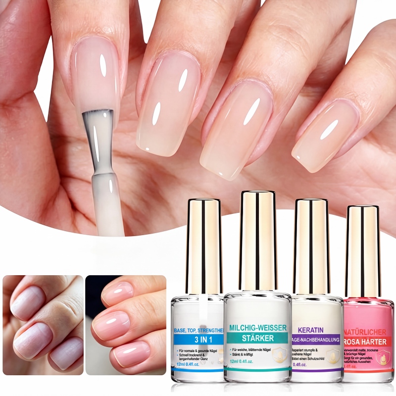 📢📢Heiße Aktion: 1+1 GRATIS!⏰ Professioneller Nagelhärter mit Milchprotein – intensive Pflege, stärkere Nägel und ein gesunder, natürlicher Glanz ✨