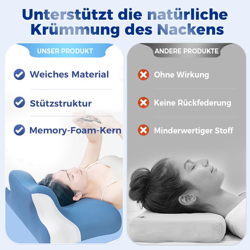 Multifunktionales ergonomisches Memory-Foam-Kissen