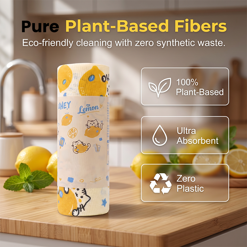 Printed Tear-Off Microfiber Cleaning Cloths for Kitchen