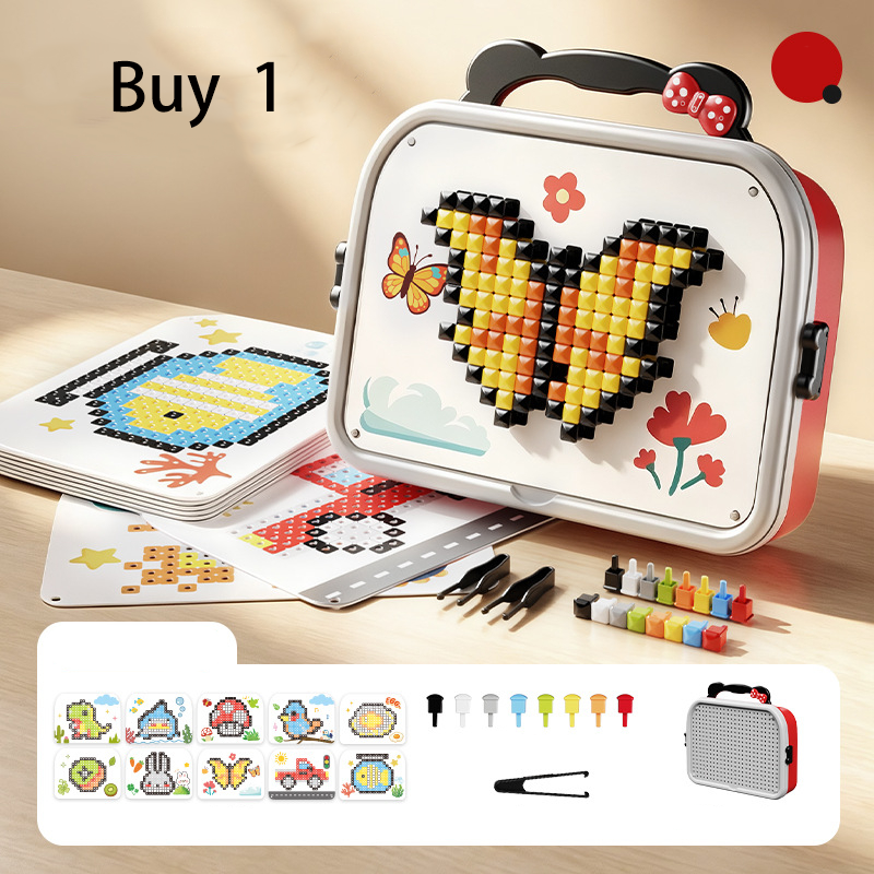 Creative 3D Mushroom Peg Puzzle