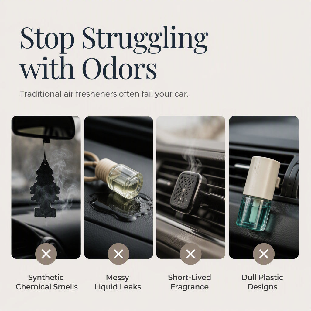 Premium Car Solid Aromatherapy Long-Lasting Air Freshener