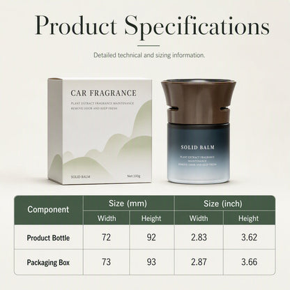 Premium Car Solid Aromatherapy Long-Lasting Air Freshener