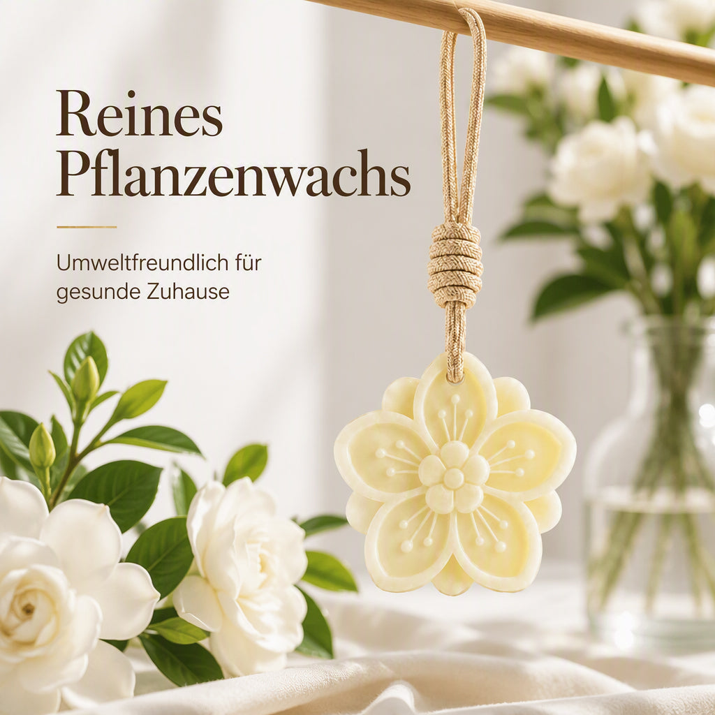 Hängender Duftwachs mit Gardenienduft