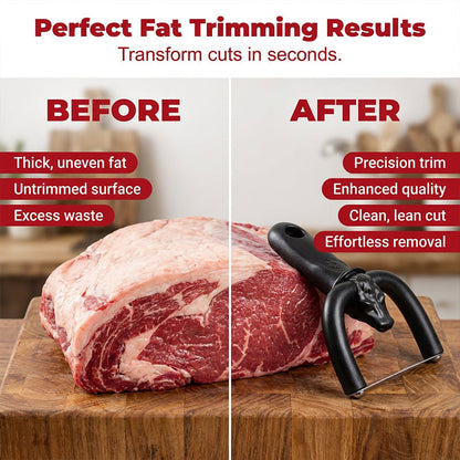 🥩Handfetttrimmer für Rind- und Schweinefleisch