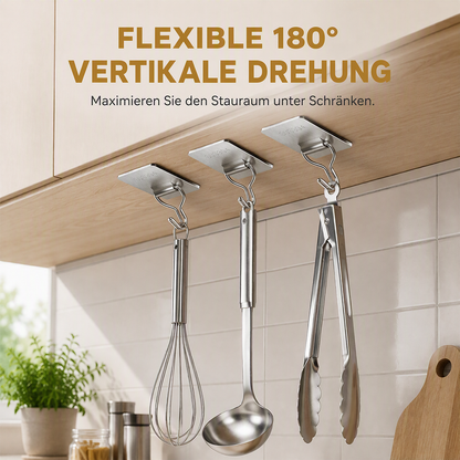 Edelstahl-Wandhaken ohne Bohren mit wasserdichter Befestigung
