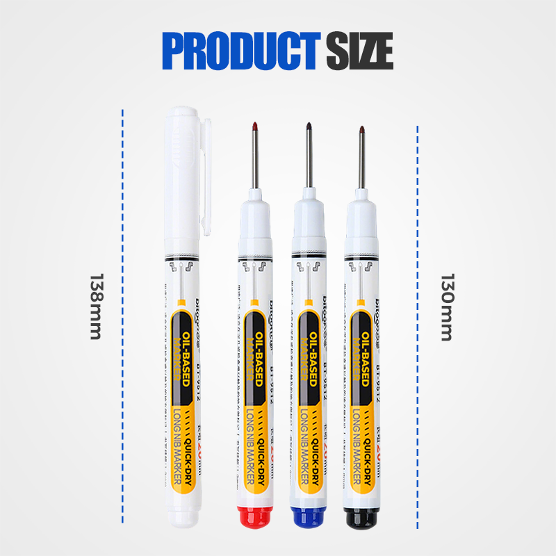 🖊️Precisiepunt sneldrogende marker op oliebasis