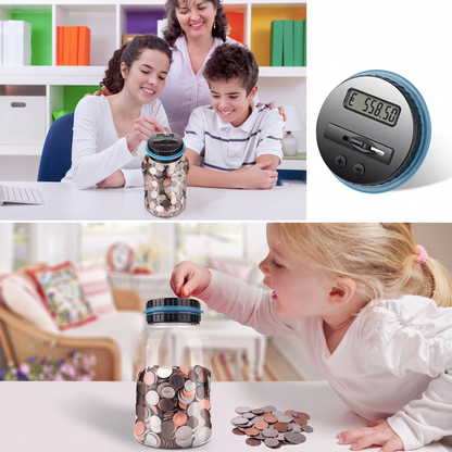 💰✨50 % RABATT! 🏦 Digitale Spardose mit automatischer Münzzählung – Verfolgt Ersparnisse, legt Sparziele fest und macht das Sparen für Kinder und Erwachsene zum Spaß.✨